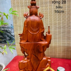 Tượng Phật Quan Âm tự tại kích thước 69x28x16 cm 1