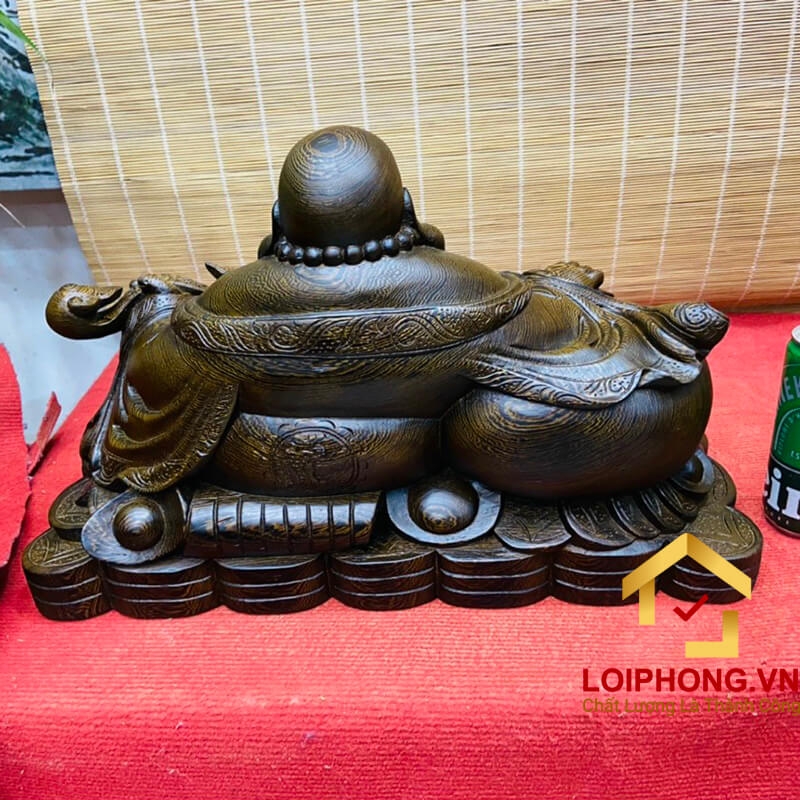 Tượng Phật Di Lặc ngồi tài lộc kích thước 50x29x27 cm 1